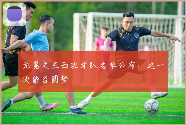 无冕之王西班牙队名单公布,这一次能否圆梦